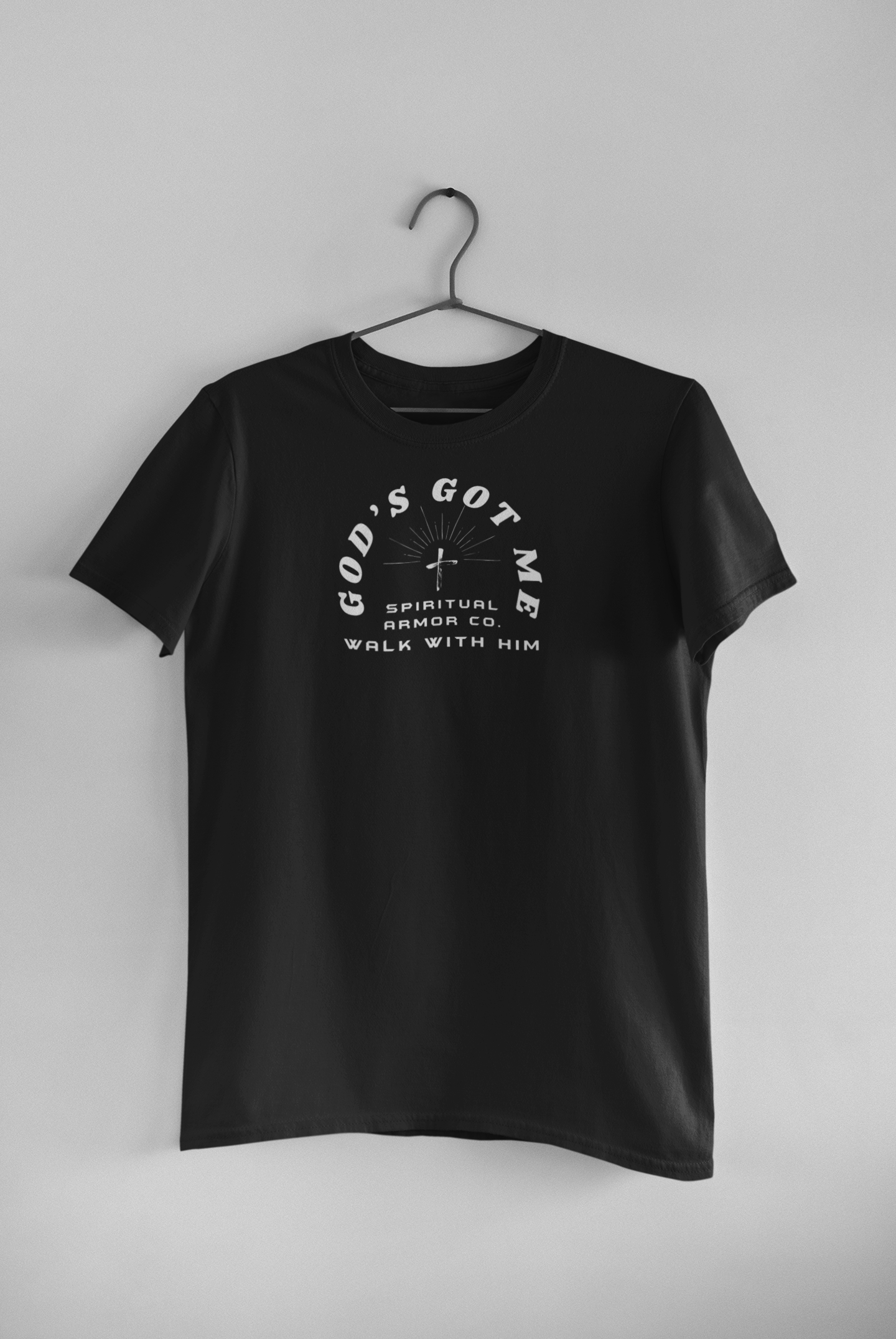 Spiritual Armor Tee | White Font